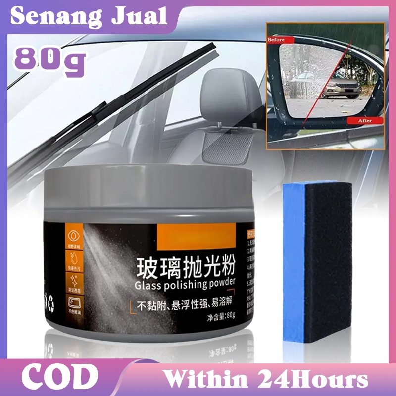 Penghapus Lapisan Oli Baret Wiper - Penghilang Goresan Kaca Mobil - Cerium Oxide Obat Poles Kaca