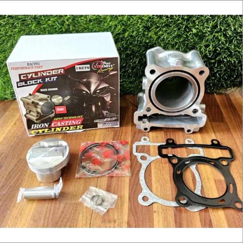 BLOK BORE UP SIZE 60MM (165CC) JUPITER MX / VIXION / MX KING / R15V2 / MX NEW IRON CASTING XTR RACIN