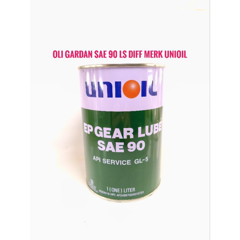 Oli Gardan Limited Slip Differential SAE 90 Oli Gardan LS Diff SAE 90 Merk UNIOIL