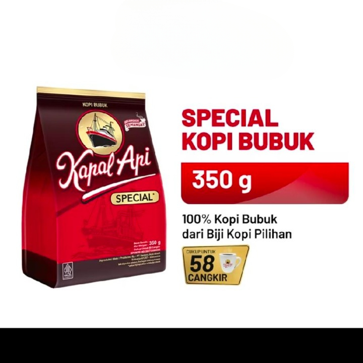 

Kopi Coffee Special Bubuk 350 Gram Kopi Kapal Api Special Merah Enak Not Sugar Secangkir Semangat