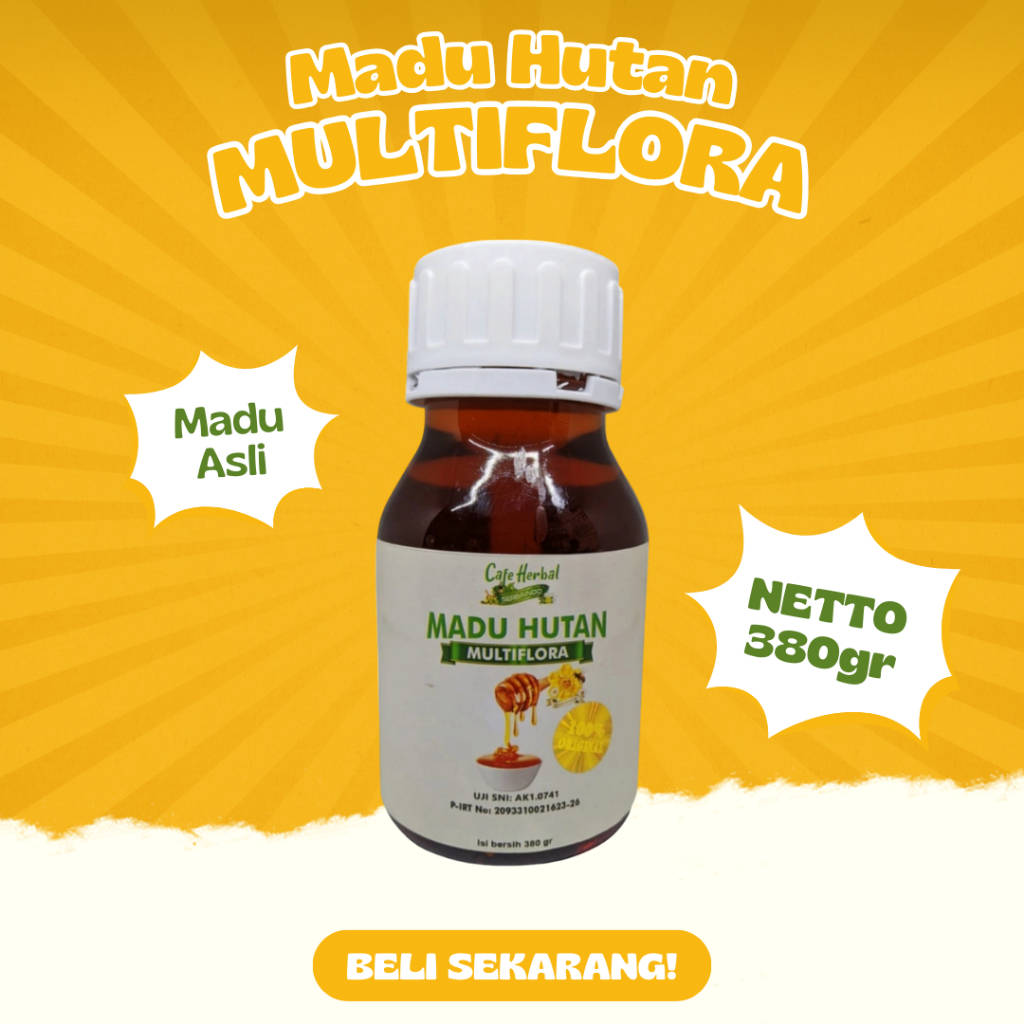 

Madu Hutan Multiflora 380gr Madu Multiflora