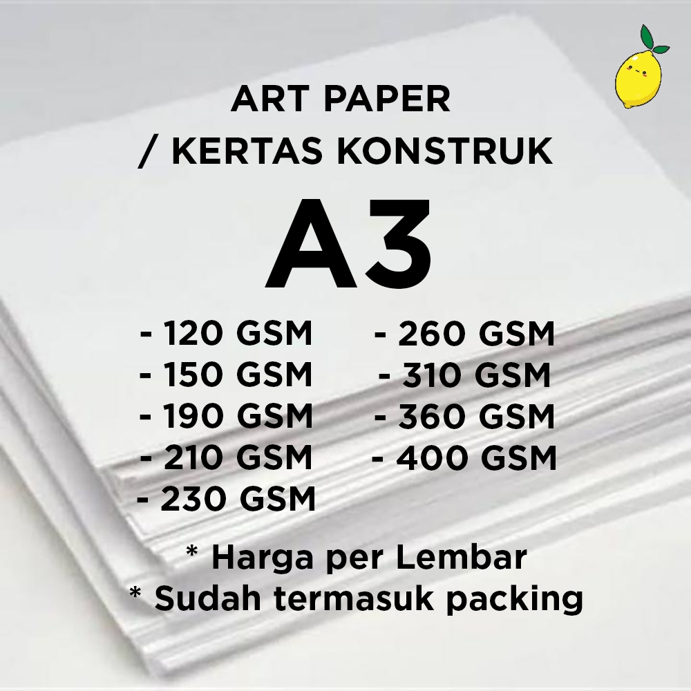 

Kertas Konstruk A3 / Karton Art Paper / Art Carton 1 Lembar