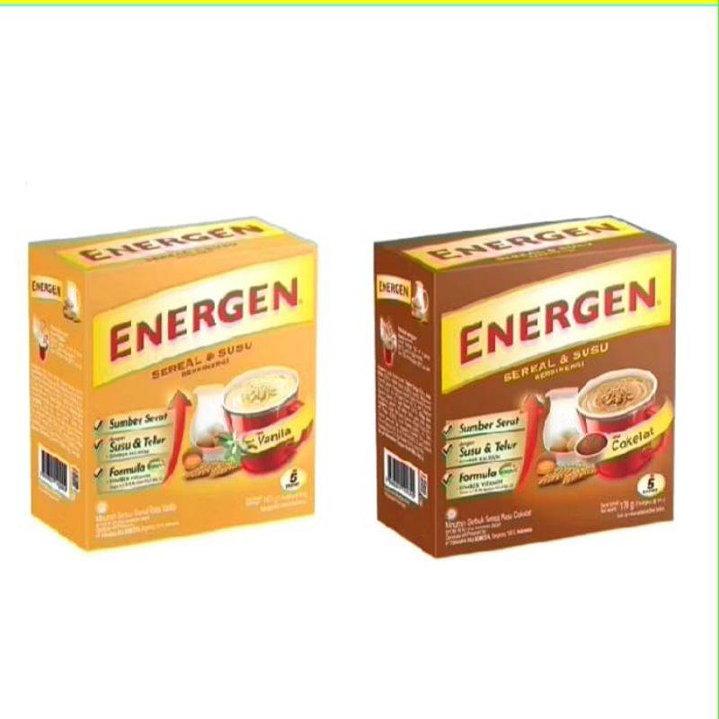 

ENERGEN SEREAL&SUSU BOX 5s - VANILLA & COKELAT