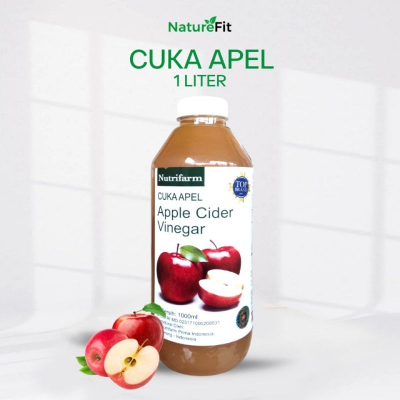 

COD CUKA APEL ORIGINAL ORGANIK 1000ML / APPLE CIDER VINEGAR / CUKA SARI APEL