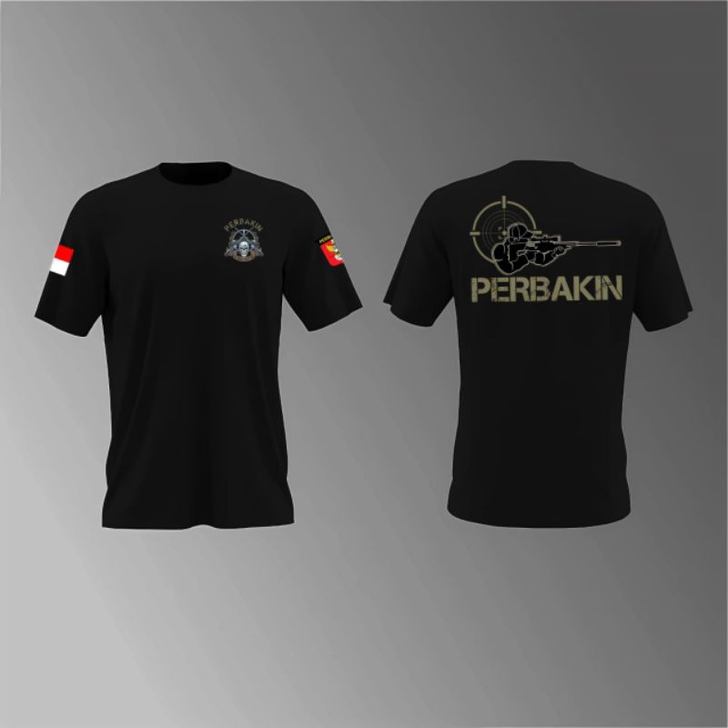 KAOS ATASAN PRIA TACTICAL PERBAKIN LENGAN PENDEK