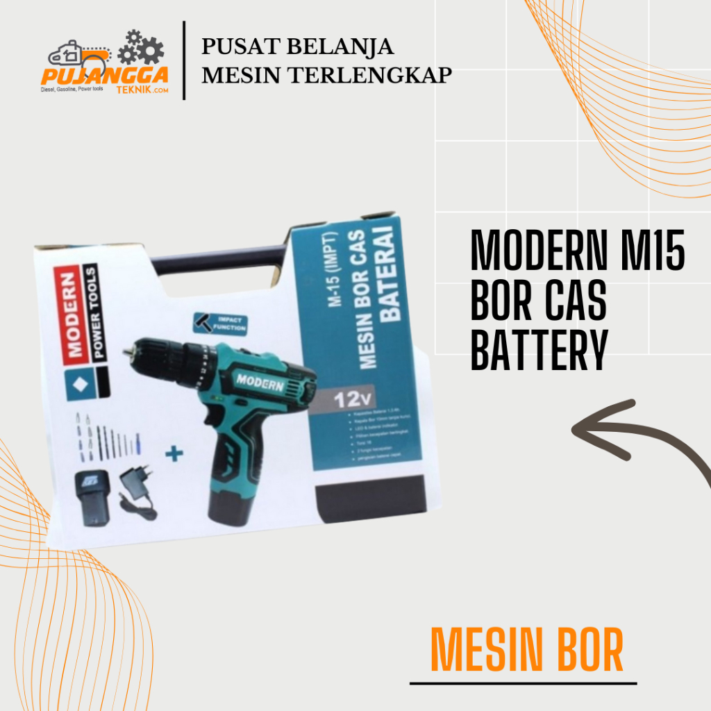 MODERN M15B BOR BATERAI IMPACT 10mm