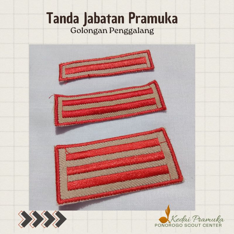 TANDA JABATAN PRAMUKA PENGGALANG