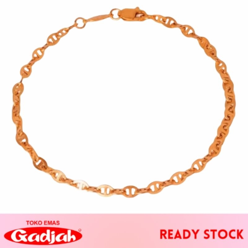 Gelang Emas Castelli Polos Tanpa Mainan - Toko Emas Gadjah