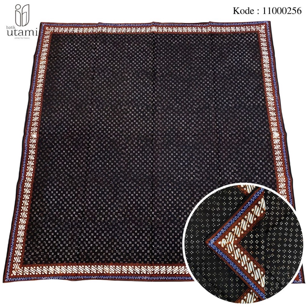 BAHAN IKET UDENG BLANGKON 250 MOTIF TLITIK MRUTU SEWU SOGAN