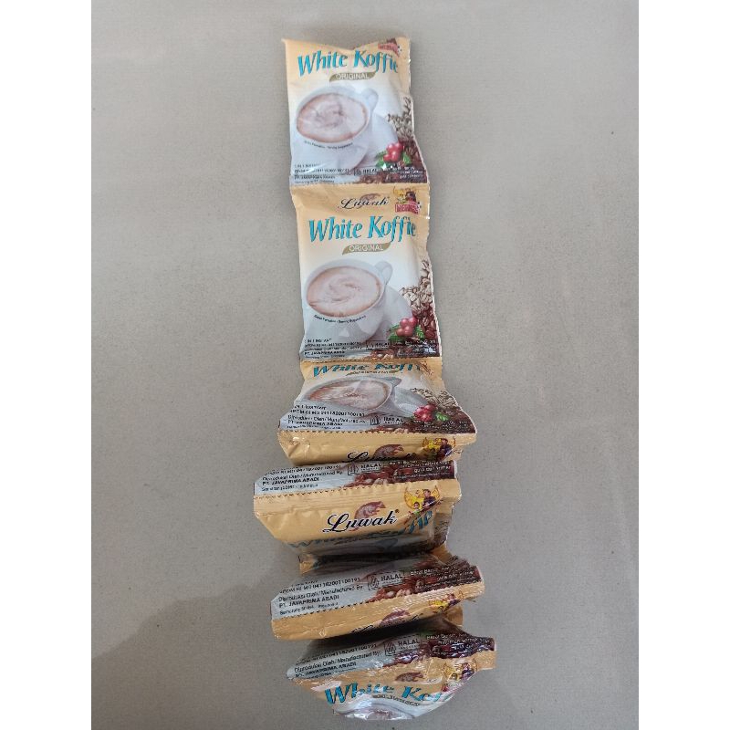 

kopi Luwak White Coffe 20gr 10pcs