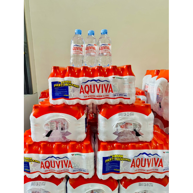 

AQUVIVA AIR MINERAL BOTOL 250ML 1 SLOP ISI 24 PCS