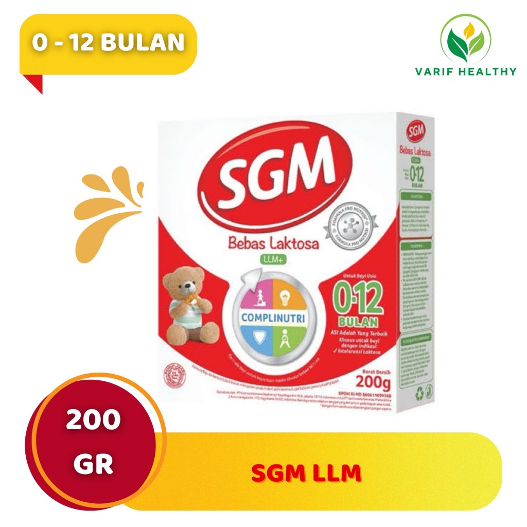 

SGM LLM 200 gr - bebas laktosa | 0 - 12 bulan