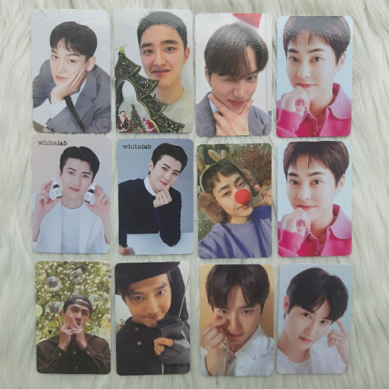 EXO PHOTOCARD PC CHEN JONGDAE D.O. KYUNGSOO KAI JONGIN XIUMIN MINSEOK SEHUN SEUHO JUNMYEON TRADING C
