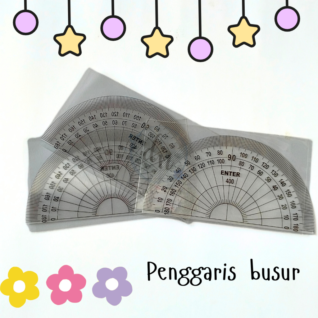 

PENGGARIS BUSUR PLASTIK 12 CM - BUSUR 180 DERAJAT