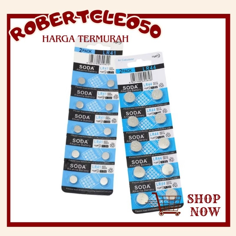 Baterai maxell  lr 44 dan maxell lr41/ag3 dan soda lr 44