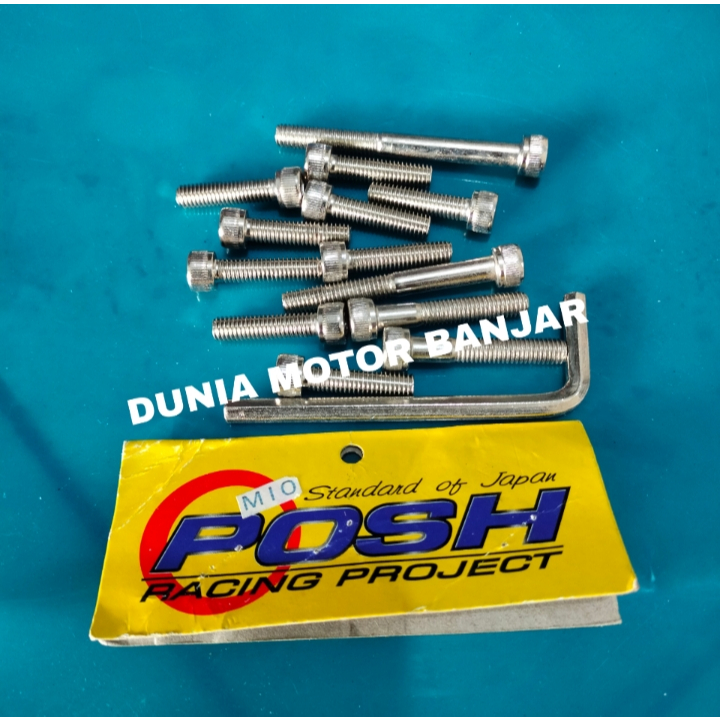 Baut Blok Mesin Untuk Motor YAMAHA MIO, MIO M3, MIO SOUL