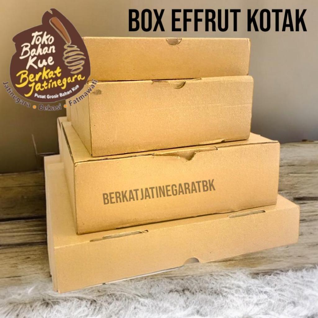 

DUS /BOX EFFRUT KOTAK POLOS/ BOX KOTAK POLOS/ KOTAK COKLAT /10 PCS