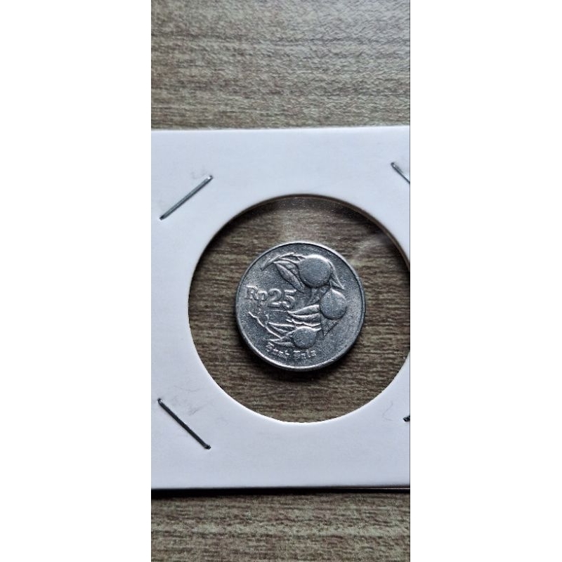 Koin Rp 25 Pala Tahun 1993 (Keydate/langka) - Masih ada Lustre
