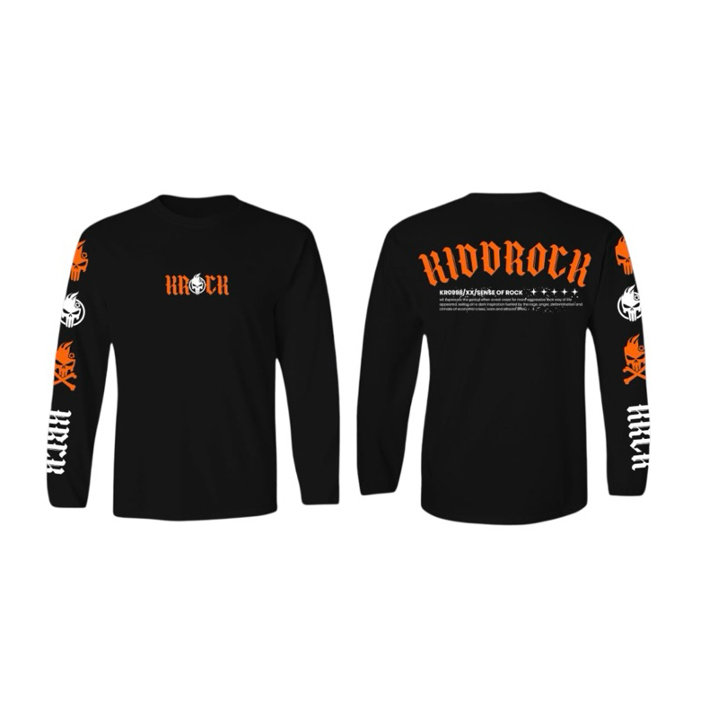 kiddrock t shirt long sleeve Descented "black"
