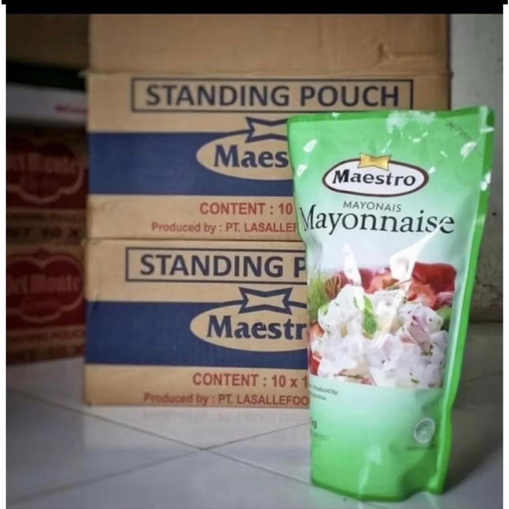 

Mayonais/Mayonnaise MAESTRO Mayonaise 1 kg x 10 pcs per Dus/Karton