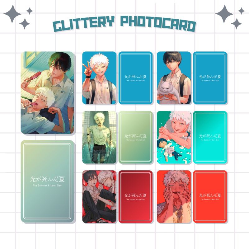 GLITTERY PHOTOCARD THE SUMMER HIKARU DIED | HIKARU GA SHINDA NATSU MERCH