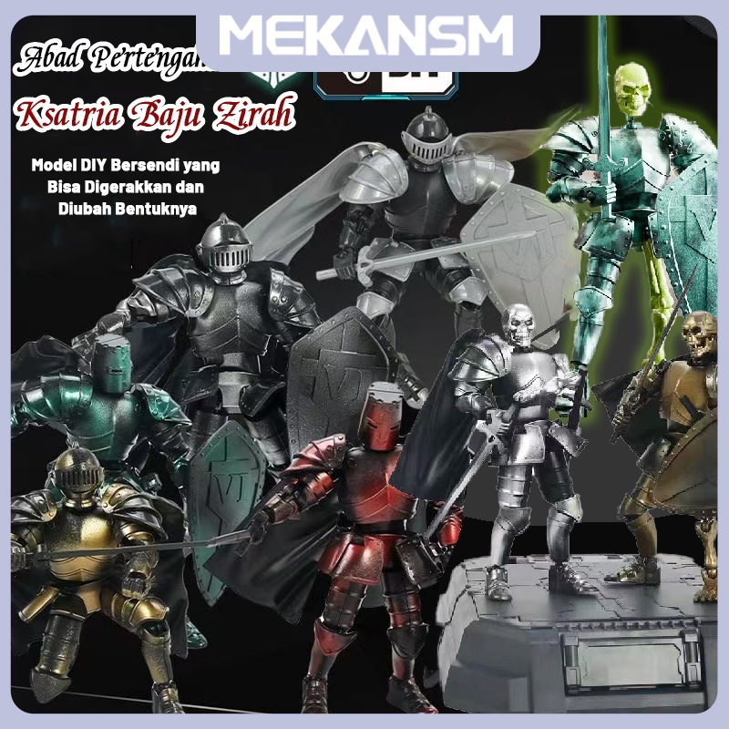 MEKANSM New Dummy 13 Action Figure Ksatria Romawi Medieval - Armor Detail / Sendi Gerak 360°/ Hadiah