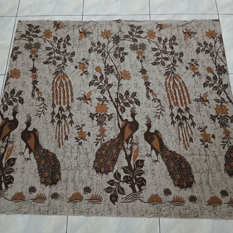 KAIN BATIK SOLO BAHAN KAIN BATIK WARNA COKLAT