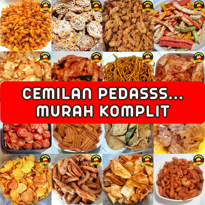 

SNACK CEMILAN PEDAS / Camilan, Makanan Ringan, Kue Kering, Snack Kiloan, Keripik Pedas, Stik Pedas, Snack Murah - Anum Sari