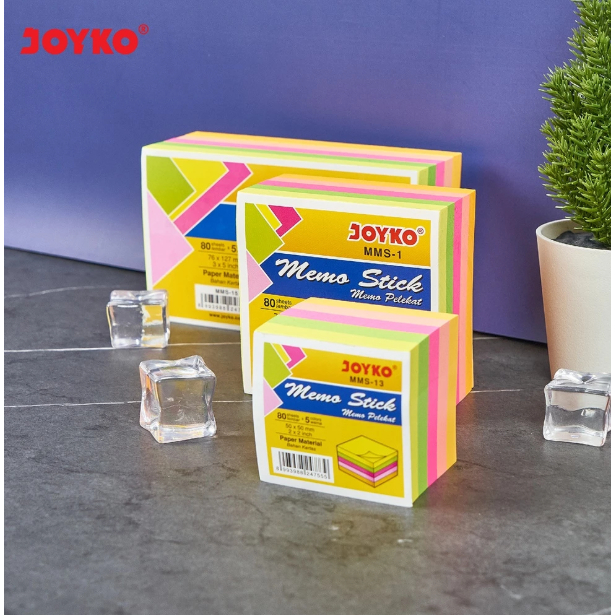 

Memo Stick Kertas Memo Tempel Sticky Note Joyko MMS-1/MMS-4/MMS-12