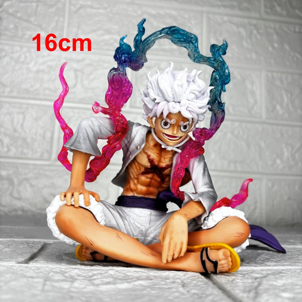 action figure one piece luffy gear 5 nika duduk