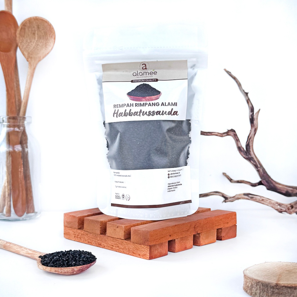 

ALAMEE Jinten Hitam Habbatussauda Biji Jintan Habatusauda Original Asli