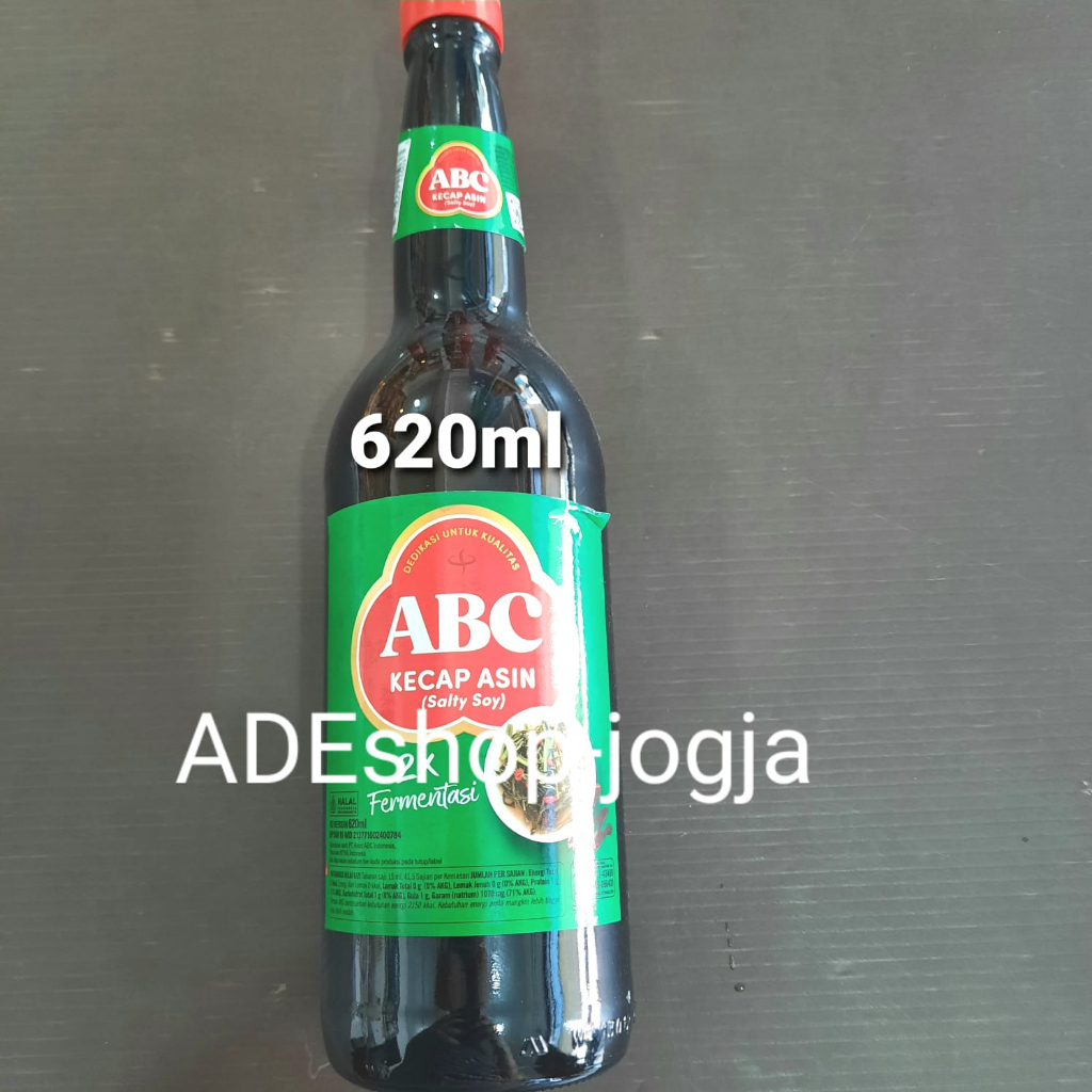 

kecap asin abc 620 ml botol kaca salty sauce