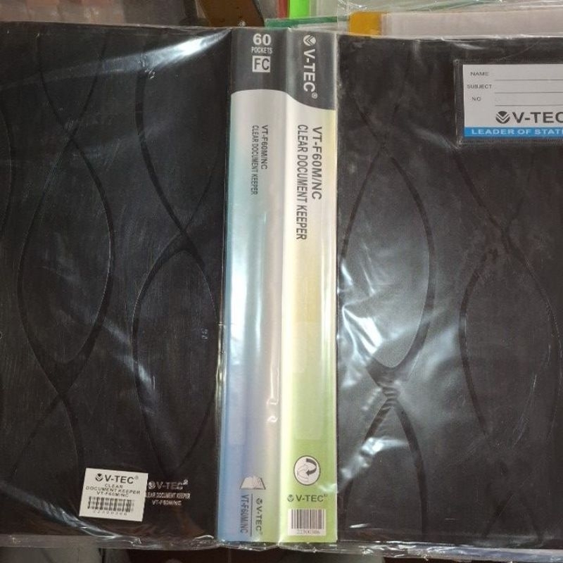 

dokumen keeper / document keeper folio isi 60 lembar VTEC VT-F60M/NC (Warna random)