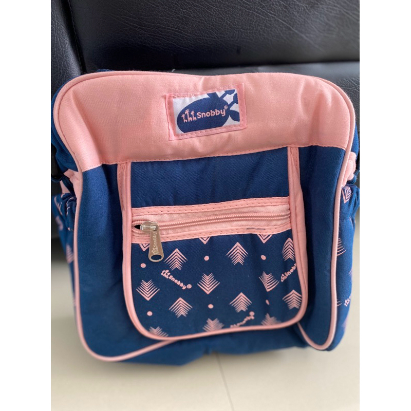 Tas Bayi Snobby ( Pink - Navy )