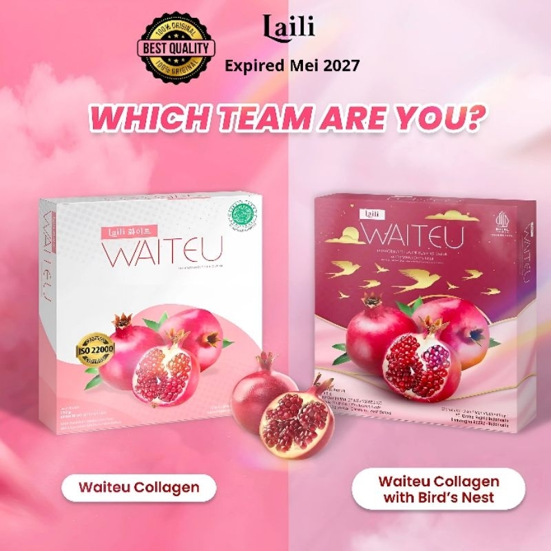 WAITEU COLLAGEN dengan sarang burung wallet kemasan terbaru  Original distributor resmi MINUMAN COLL