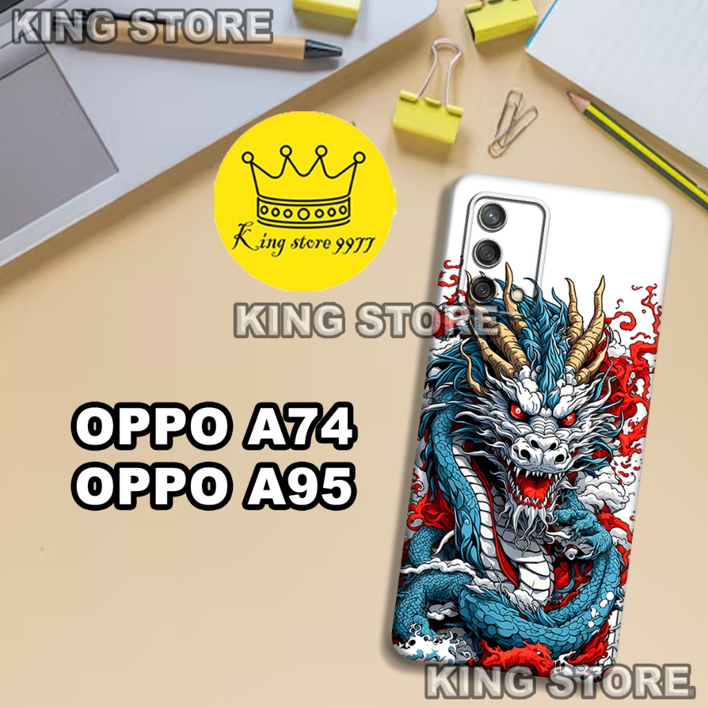 (KS25)  Softcase karet untuk OPPO A74 - OPPO A95 Motif gambar karakter Cowok/casing OPPO A74 - OPPO 