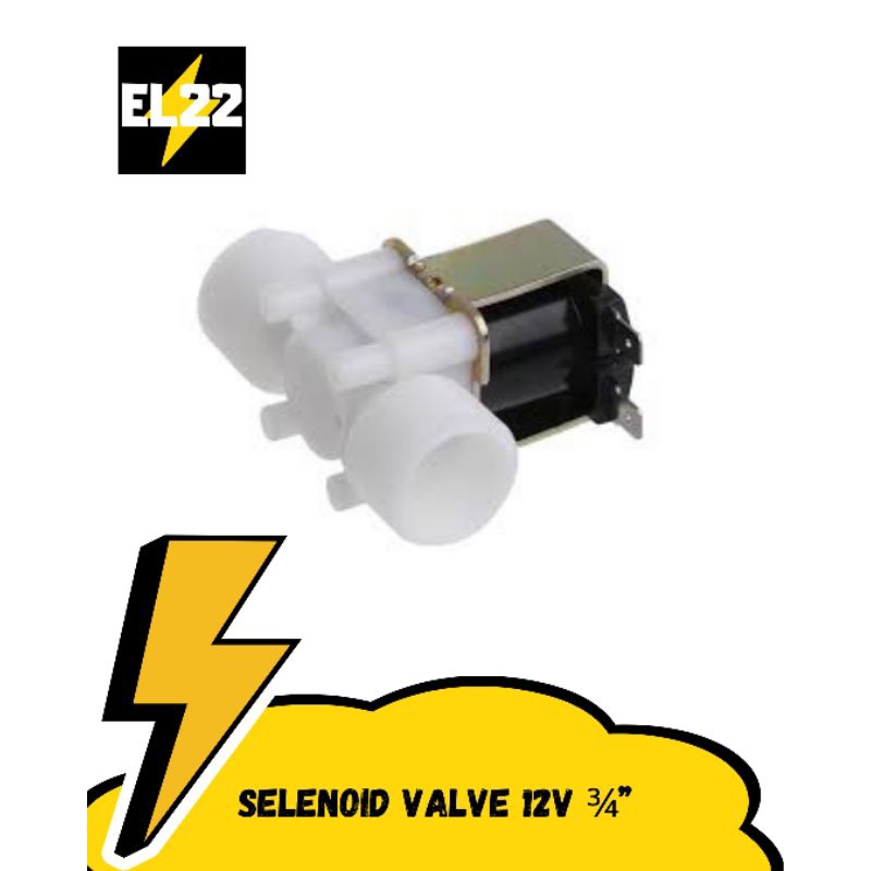 SELENOID VALVE 12V 3/4"