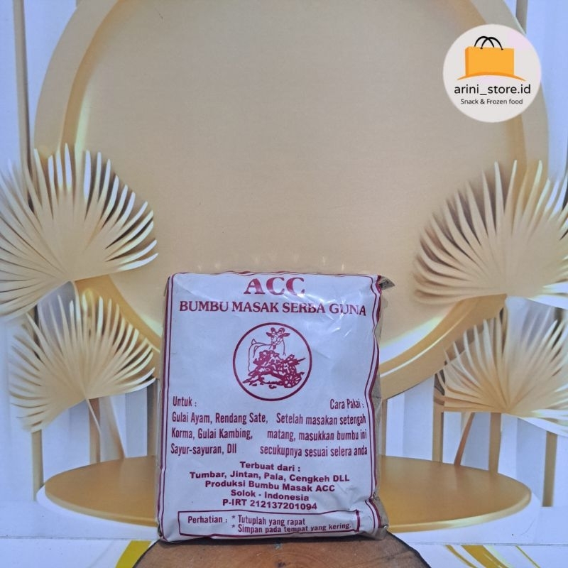 

BUMBU ACC SERBA GUNA 100 GRAM ASLI SOLOK SUMBAR