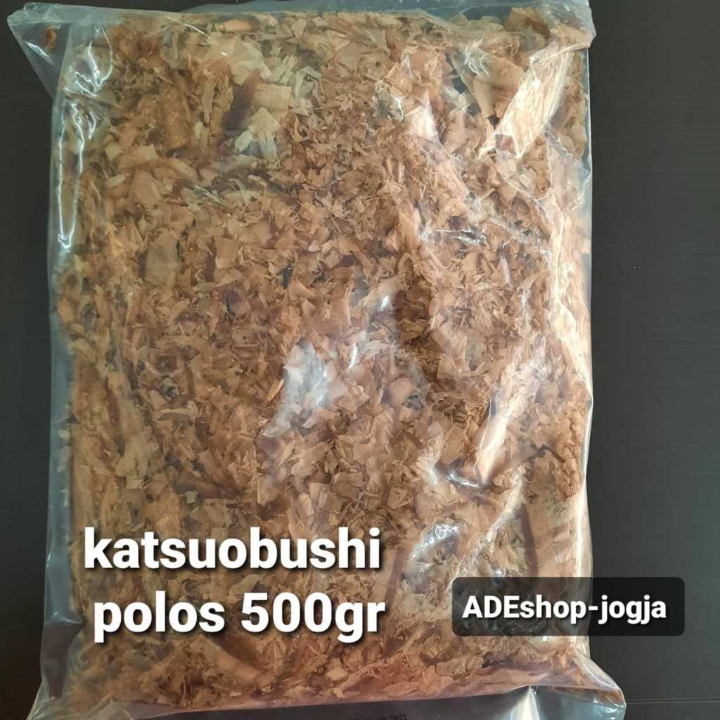 

serutan ikan cakalang katsuo polos 500 gram katsuobushi bonito flakes