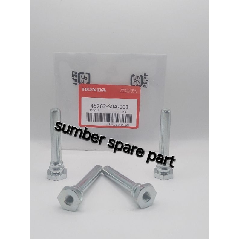 Pin Caliper baut Kaliper Rem depan atas set 4pcs Asli honda freed jazz GD3 jazz GE8 city GD8 city GM