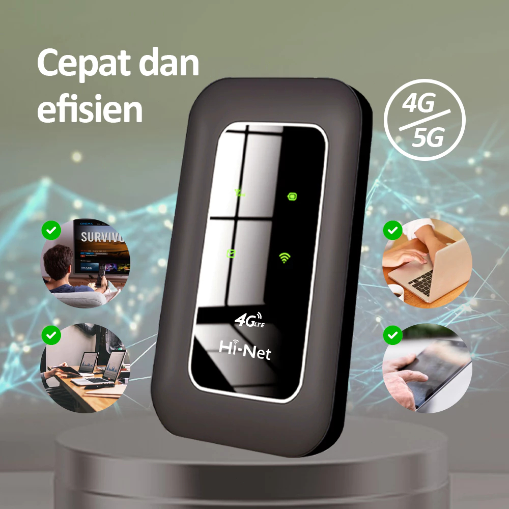 H806 Wireless Router 4G Lte 5G Mini Modem 150Mbps Mobile Broadband Wifi Router Portabel -