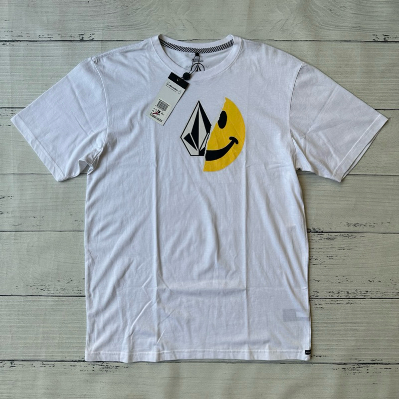 PLANET SURF VLCM baju kaos smile putih NEW ORIGINAL 100%