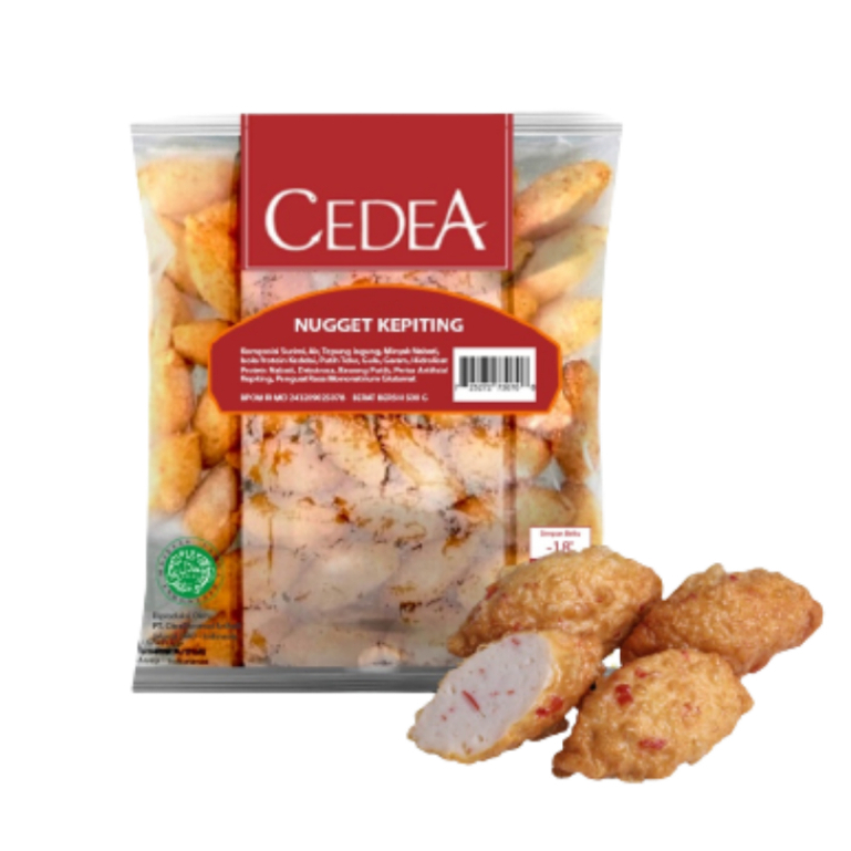 

CEDEA Nugget Kepiting 500 Gram - Olahan ikan rasa kepiting