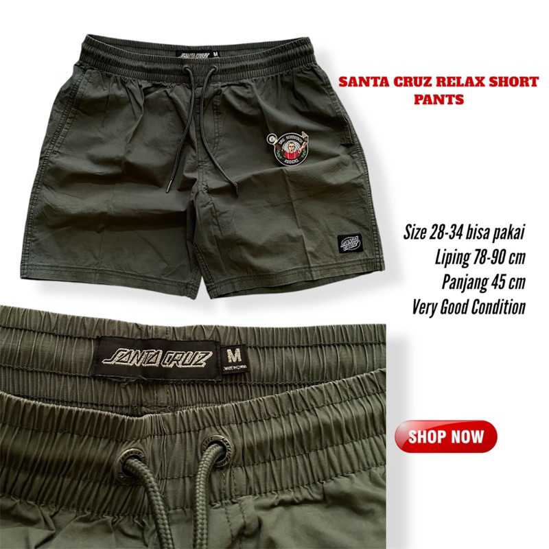 Santa Cruz Relax Short Pants Second Original