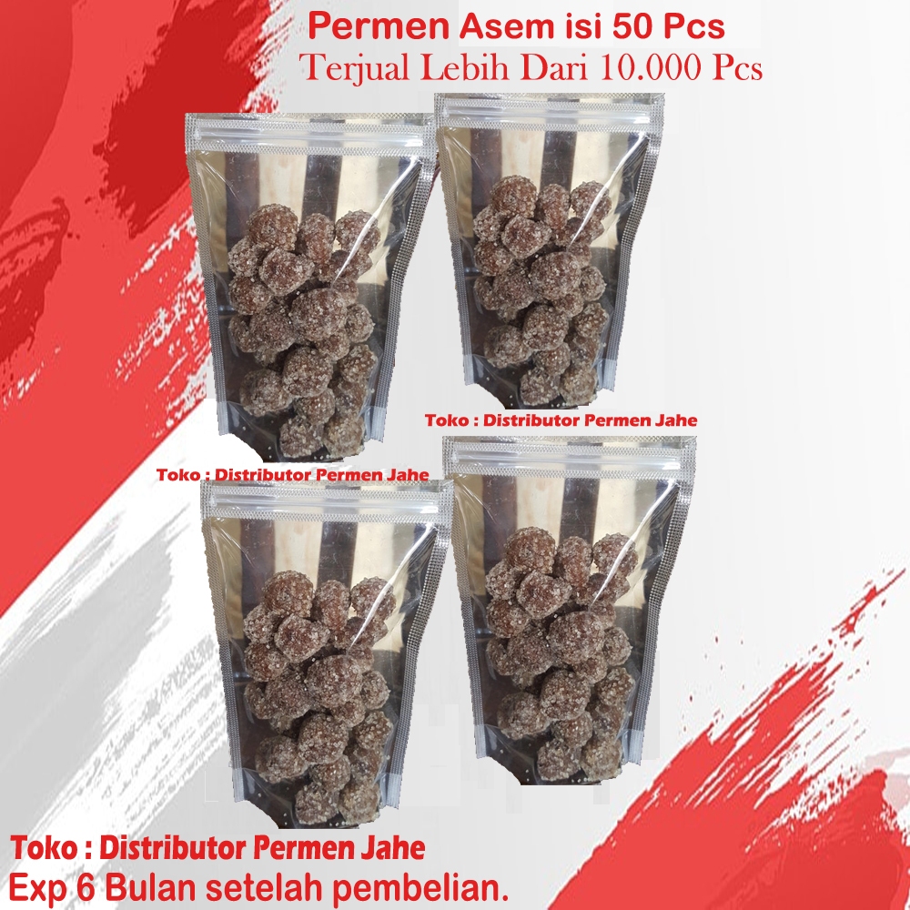 

Permen Asem Jawa Asli isi 50 Piece Menyegarkan Tenggorokan / Mengatasi Mual / Untuk Ibu Hamil
