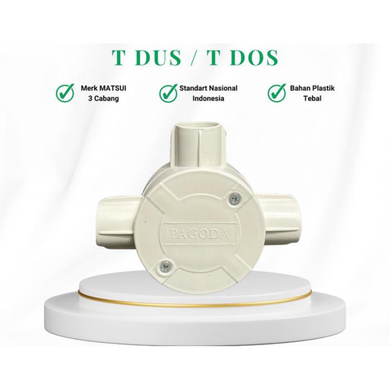 

T Dus Putih Cabang 3 Pagoda Ori SNI