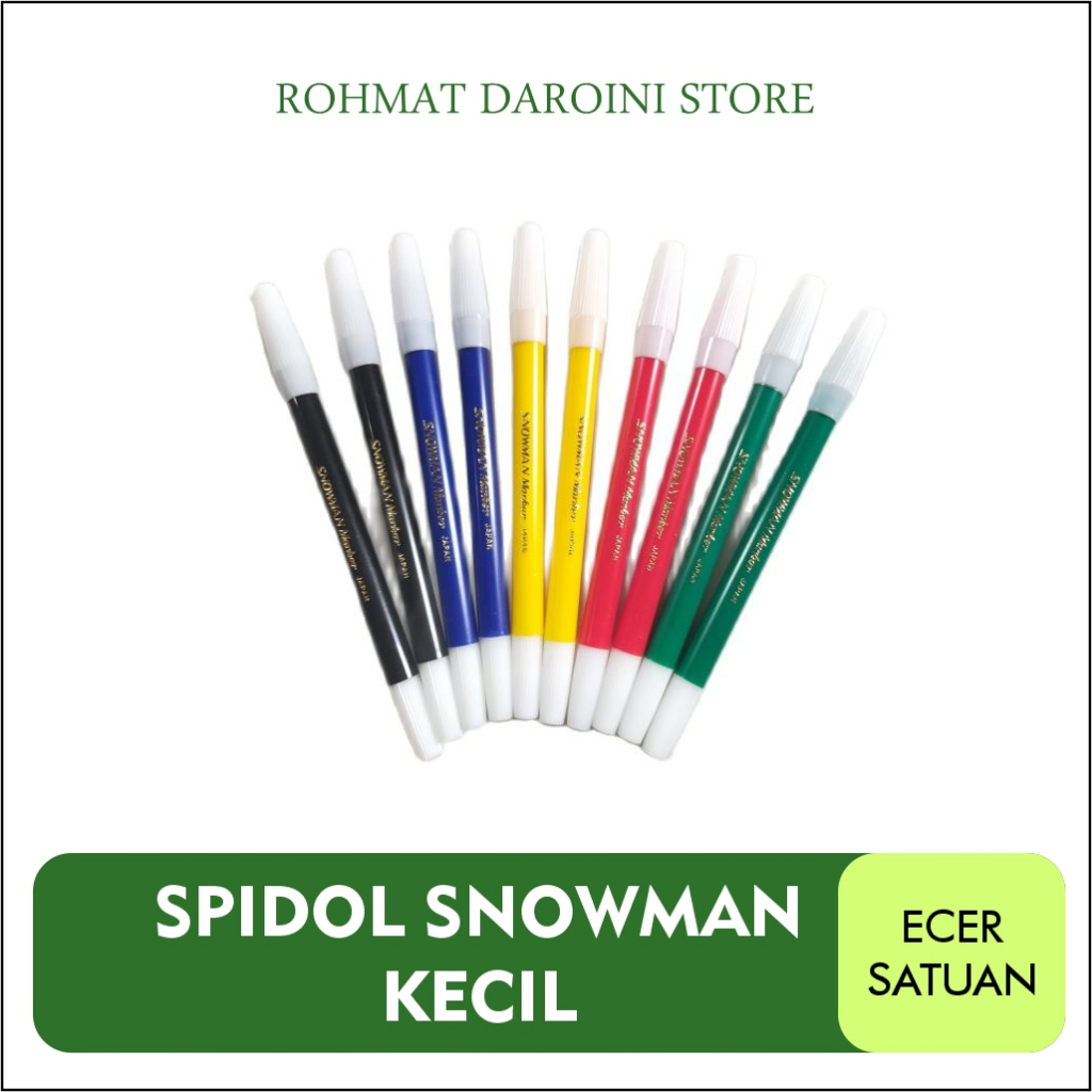 

[PCS] SPIDOL KECIL SNOWMAN MARKER ECER