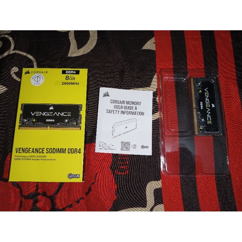 Ram Laptop Corsair Vengeance 8 GB DDR4 2666MHz second (lihat deskripsi)