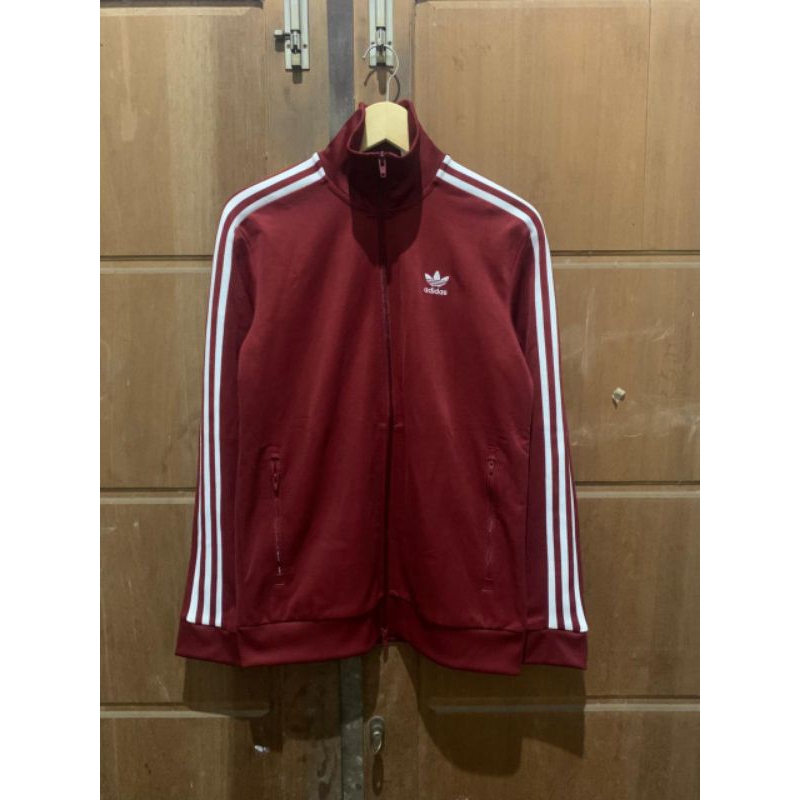 Tracktop Adidas Beckenbauer Maroon