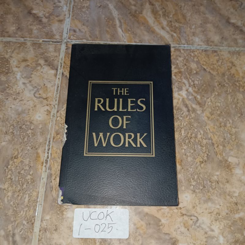 Buku The Rules of work